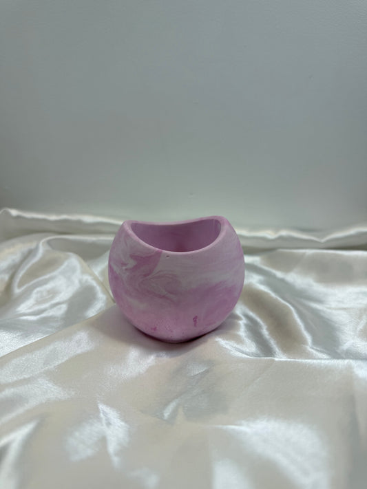 Pot design en plâtre