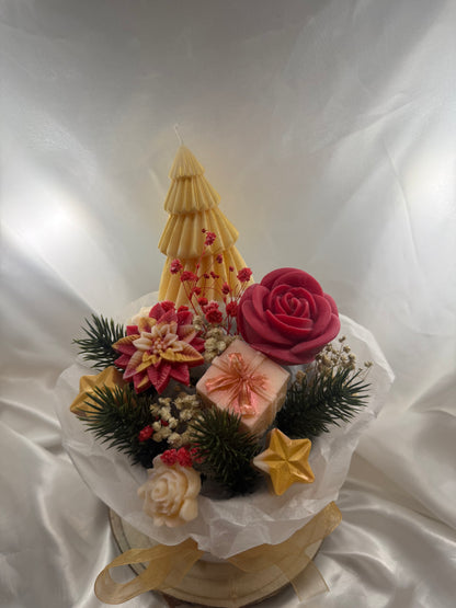 Bouquet de Noël senteur fleur de coton
